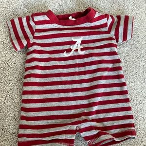 Alabama Crimson Tide onesie shortall/romper